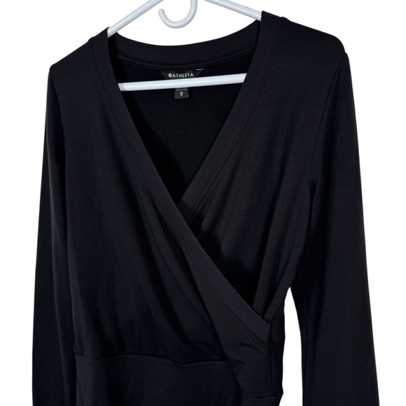 Athleta Black Recharge Sweatshirt, Size XS - Picture 4 of 10